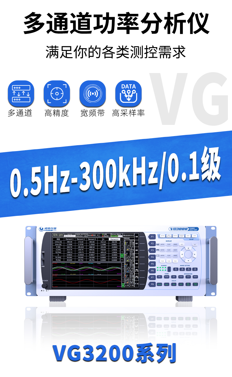 威格新品-VG3200系列电机特性分析仪 厂家直销 质量保障插图1